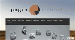 Desktop Screenshot of pangolindiamonds.com